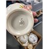 Image 3 : Box Lot of Various China Dishes and Platters. Various Makes. NO SHIPPING
