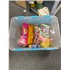 Image 1 : Box lot of Vintage Children's Toys. Cabbage Patch Kids, Barbie, Ty Etc