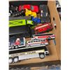 Image 3 : Tray Lot of Various Vehicles. Some New Hot Wheels Still in Package
