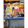 Image 1 : Tray Lot of Vintage Knitting/Crochet Pattern Books, Plus Buttons, Necklaces Etc