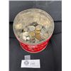 Image 2 : Old Virginia Choice Cut Smoking Tobacco Tin With Some World Coins Inside