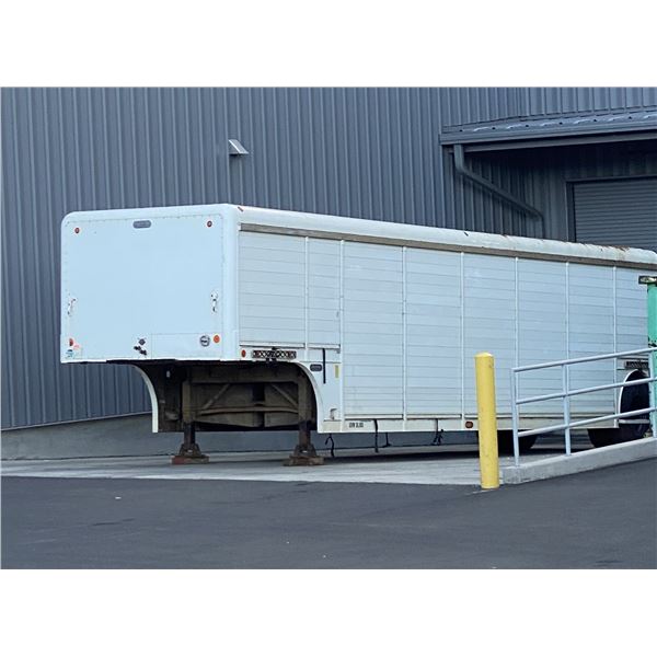 Hackney & Sons 1987 Towable 5th Wheel Covered Trailer w/ Roll-Up Sides GVW 36,000 lbs