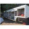 Image 9 : Hackney & Sons 1987 Towable 5th Wheel Covered Trailer w/ Roll-Up Sides GVW 36,000 lbs