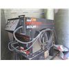 Image 2 : Solar 2225 Wire Feed Welder on Rolling Utility Cart w/ Tanks, Gauges, Helmet & Hose