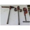 Image 1 : Ridgid Spiral Reamer, Manual Pipe Threader & Wide Roll Pipe Cutter