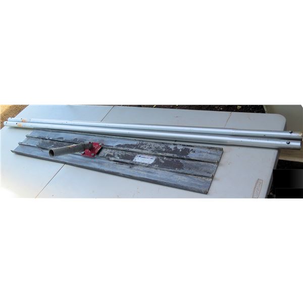 Qty 2 Marshalltown PB72 Push Button Handle Sections & Spreader 48"L