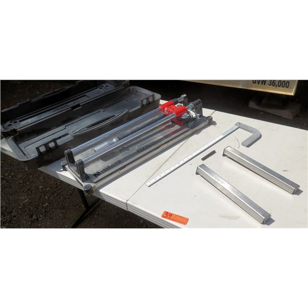 Stanley TC20 Daltool Stainless Steel Tile Cutter w/ Accessories in Hard Case 20"L