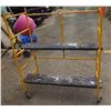 Image 1 : Rolling Scaffolding Section w/ Planks 52"x25"x61"H