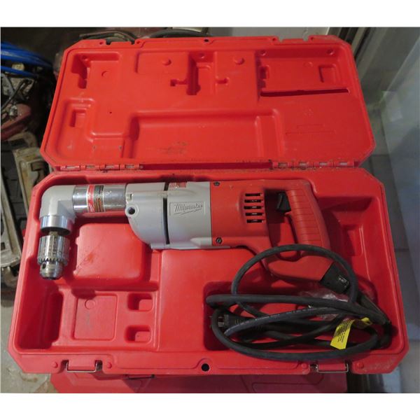 Milwaukee 1107-1  2 Speed Right Angle Drive Drill in Hard Case