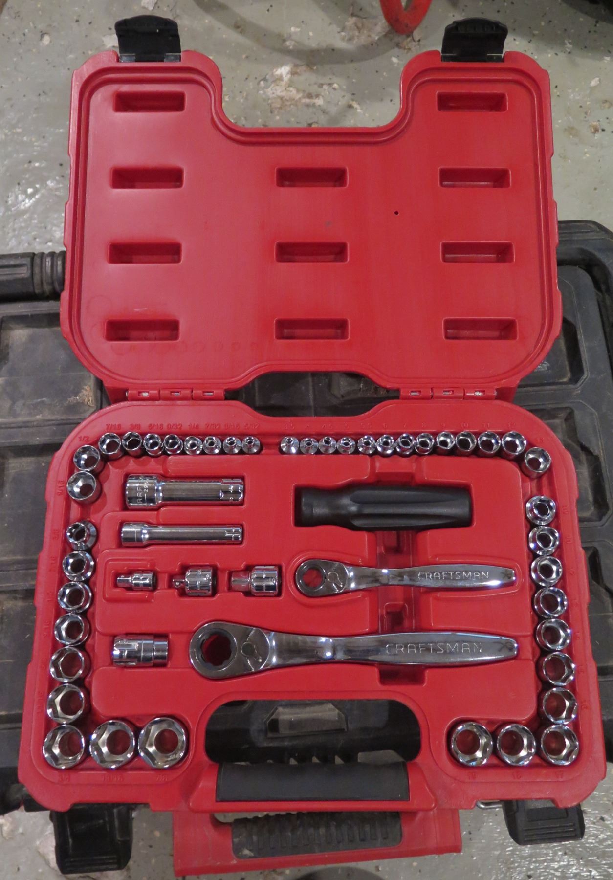 Socket Set Hard Shell Craftsman Ratchet & Socket Set in Hard Case