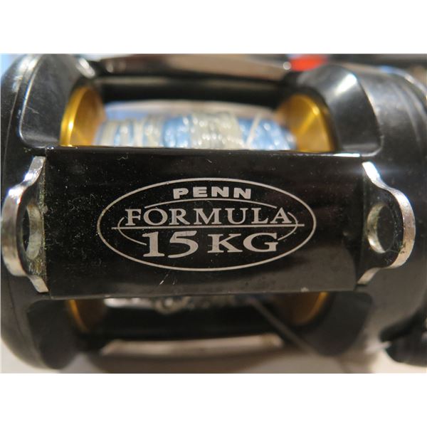 Qty 2 Fishing Reels: Penn Formula 15KG, Approx. 8