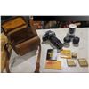 Image 1 : Nikon Camera w/ Hoya,  Vivitar, Nikkor Lens & Slides in Case