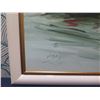 Image 8 : Streetcar Scene Artwork, Signed by Artist 1996, Framed 43"x31"