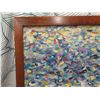 Image 2 : Abstract Paddler Artwork 9372 in Koa Frame 41"x26"