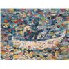 Image 8 : Abstract Paddler Artwork 9372 in Koa Frame 41"x26"