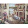 Image 2 : Street Scene Artwork Signed Tony L, Unframed 50"x37"