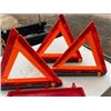 Image 4 : Qty 4 Strato-Flare Emergency Warning Triangle Flare Kits in Case