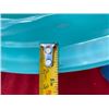 Image 2 : Large Blue Thick Sink Basin Bowl 17"D w/ Center Hole