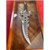 Image 8 : Metal Dragon Knife in Wooden Display