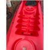 Image 2 : Red Kayak w/ Black Seat & Straps 132"L