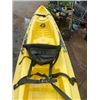 Image 8 : Yellow Ocean Kayak Scrambler w/ Black Seat & Straps 132"L