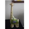 Image 6 : CERAMIC CAT FIGURE & TUROV GIRAFFE (2 PCS)