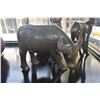 Image 2 : HINDLEY COLLECTIONS BY BIG SKY CARVERS DUCK DECOY, CARVED WOOD WATER BUFFALO & ANTELOPE FIGURES (3 P