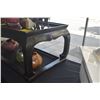 Image 2 : CHINESE STYLE BLACK LACQUER COFFEE TABLE (42" X 24")
