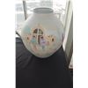 Image 4 : HAND PAINTED CERAMIC OVAL JAR W/HAND PAINTED SCENE OF A SOUTHWEST VILLAGE BY RED LINE STUDIOS (9" & 