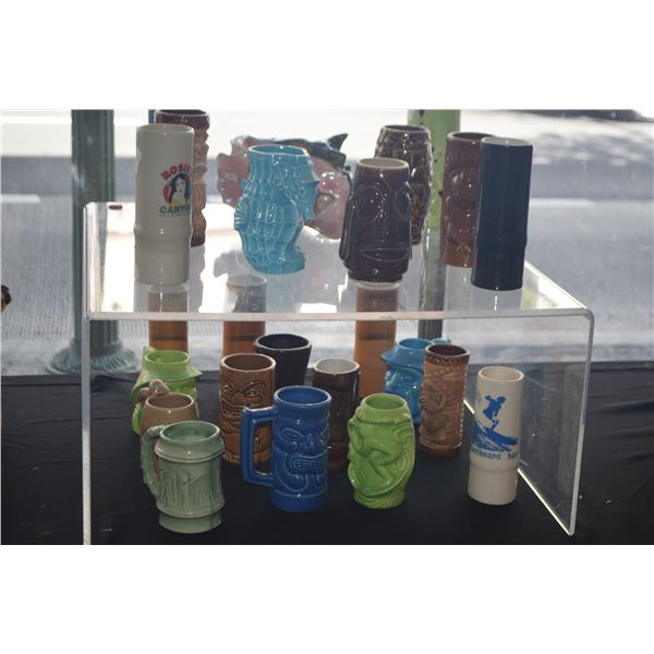 COLLECTION OF VINTAGE TIKI MUGS (24 PCS)