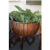 Image 1 : DECORATIVE PLANTER ON WOOD STAND