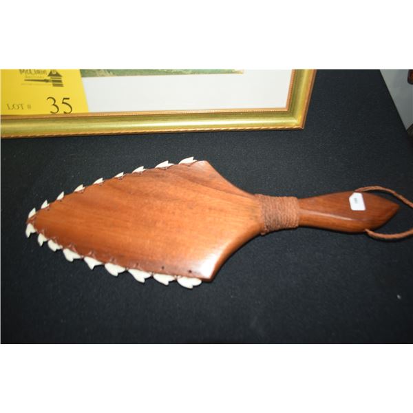 KOA WOOD SHARK'S TOOTH CLUB