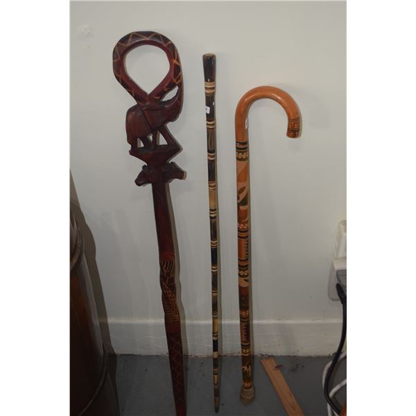 CANES/WALKING STICK (3 PCS)