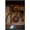 Image 3 : ASSORTED KOA & MONKEYPOD: MARTIN & MACARTHUR WEDDING ALBUM, COVERED BOXES, BOWLS, TRAY & BEAD NECKLA