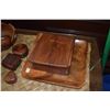 Image 4 : ASSORTED KOA & MONKEYPOD: MARTIN & MACARTHUR WEDDING ALBUM, COVERED BOXES, BOWLS, TRAY & BEAD NECKLA