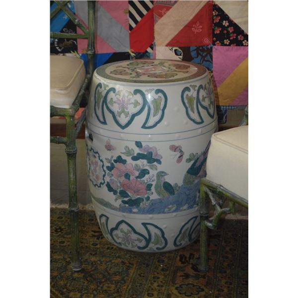 PAIR CHINESE PORCELAIN GARDEN STOOLS