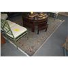 Image 1 : PERSIAN RUG, BLUE & PEACH (70" X 102")