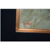 Image 2 : FRAMED OIL ON CANVAS, "UNTITLED", DEPICTING A CALF; LINDA ST. CLAIR (20" X 20")