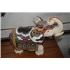Image 2 : WHITE INDIAN ELEPHANT CERAMIC FIGURINE - DE ROSA COLLECTION LIMITED EDITION 049/2000