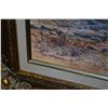 Image 2 : FRAMED OIL ON CANVAS, "CHEETAHS", DEPICTING 2 CHEETAHS RESTING IN A GRASS THICKET; SIGNED ROB O'MEAR