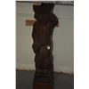 Image 2 : MARBLE SLAB TABLE W/CARVED WOOD CHERUB BASES