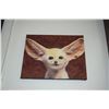 Image 1 : UNFRAMED OIL PAINTING ON CANVAS, "I'M A GOOD LISTENER"; SIGNED L. SHIROMA (LISA) (14" X 11")