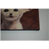 Image 2 : UNFRAMED OIL PAINTING ON CANVAS, "I'M A GOOD LISTENER"; SIGNED L. SHIROMA (LISA) (14" X 11")