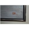 Image 2 : FRAMED OIL ON CANVAS, LOVE; SIGNED KATO '72 (41 1/4" X 35 1/4")