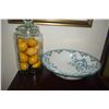 Image 1 : WASH BASIN & JAR W/LEMONS (2 PCS)