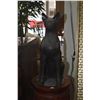 Image 1 : BRONZED BRASS CAT FIGURE (17")