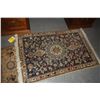 Image 1 : PERSIAN RUG IN BLUE & BEIGE (35" X 49")