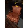 Image 1 : PAIR FRENCH STYLE UPHOLSTERED ARM CHAIRS