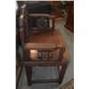 Image 2 : CHINESE CARVED ROSEWOOD CHAIR W/MOTHER OF PEARL INLAY