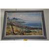 Image 1 : FRAMED OIL ON CANVAS, KONA COAST; SIGNED H. OKUDA (HAJAMI) (42 3/4" X 31")